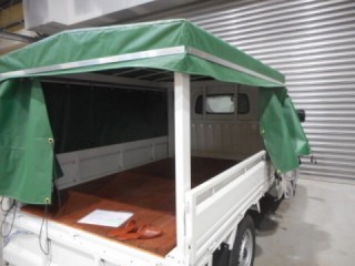 ４柱３方開　幌
